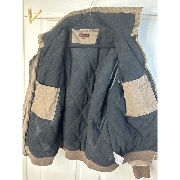 Wolverine Workwear Canvas Jacket Mens Large Y2K Distressed Durable Grunge Skater - Picture 9 of 16